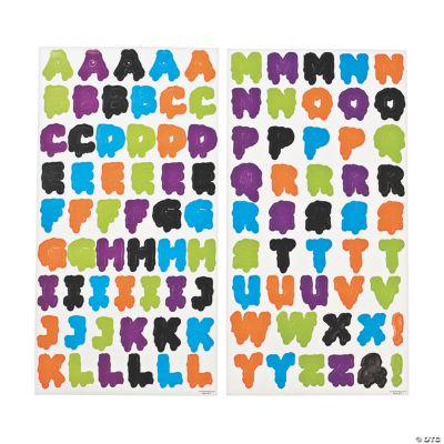 Goo Alphabet Sticker Set