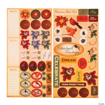 Christmas Cabin Stickers