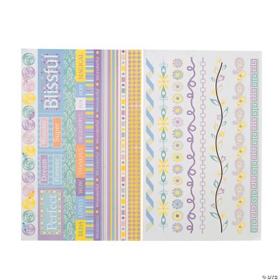 Pastel Border Stickers