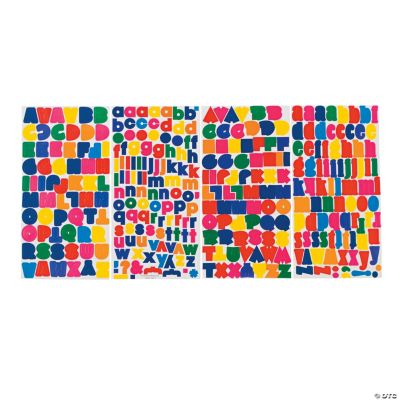 Bright Alphabet Stickers