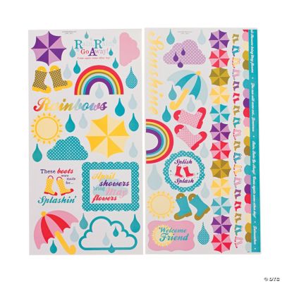 April Showers Stickers