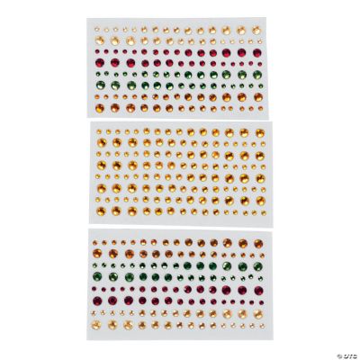 Fall Self-Adhesive Rhinestone Jewels
