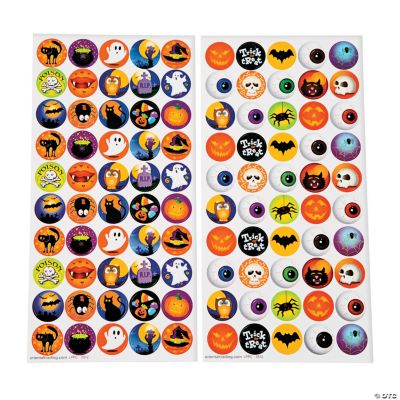 Halloween Bottlecap Stickers