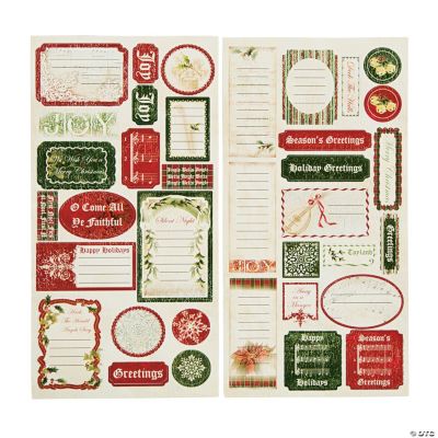 Christmas Music Sticker Sheets