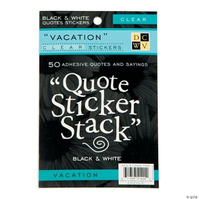 Die Cuts With A View™ Vacation Quotes Sticker Stack