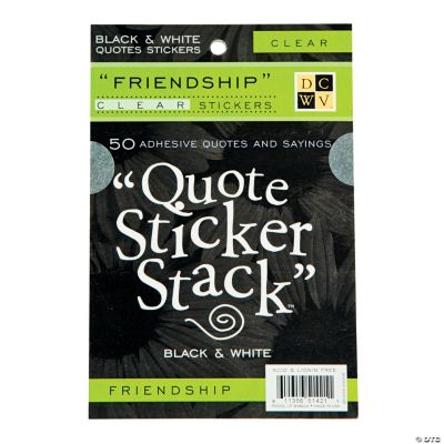 Die Cuts With A View™ Friendship Quotes Sticker Stack