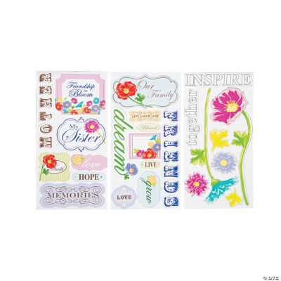 Home Décor Title Stickers