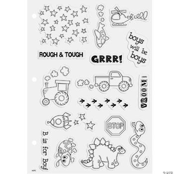 16 Snips & Snails Clear Stamps
