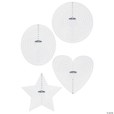 4 Super-Sized Shaped Templates