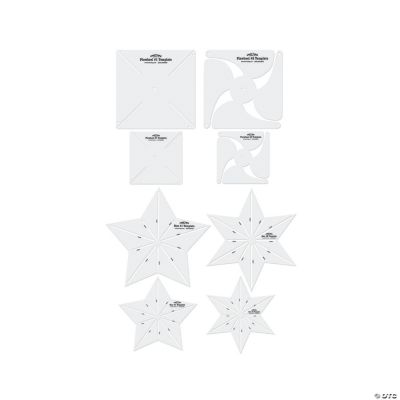 8 Pinwheel & Star Templates
