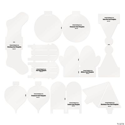 Christmas Card Stencil Templates