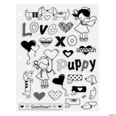 Puppy Love Clear Stamps