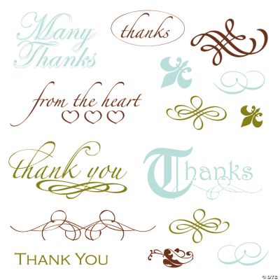 Elegant “Thank You” Stamps