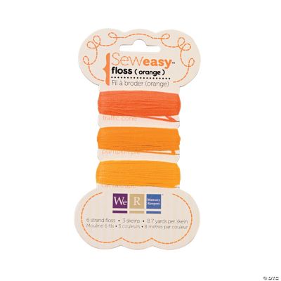 Sew Easy™ Orange Floss