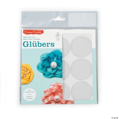 Glübers™ Clear Adhesive Dots - 1 1/2"