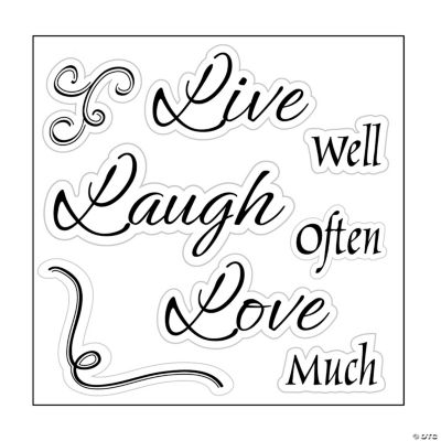Live Laugh Love Stamps