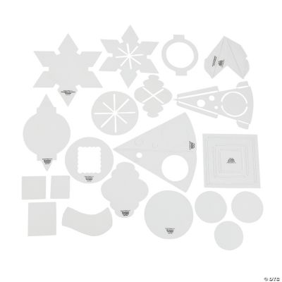 Christmas Photo Frame Ornament Templates