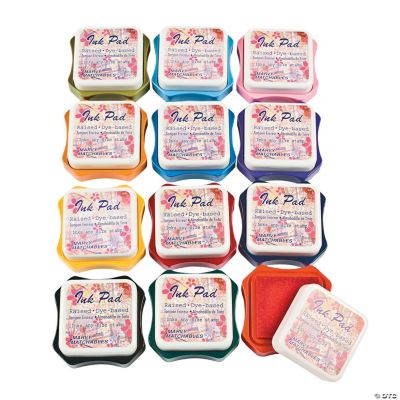 Marvy® Ink Pad Set. Includes a dozen 21/2