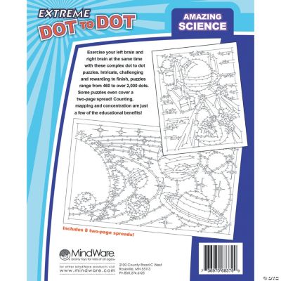 Extreme Dot to Dot: Amazing Science, Special Needs, Fine Motor - Mindware