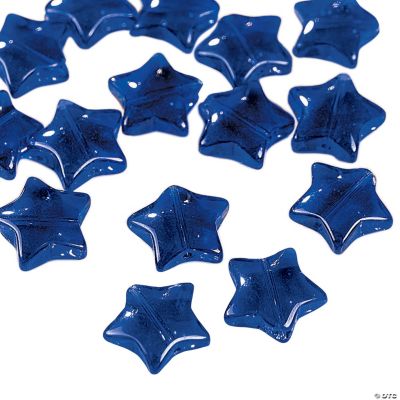 Blue Star Beads - 11mm