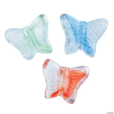 Butterfly Glass Beads - 20mm x 15mm
