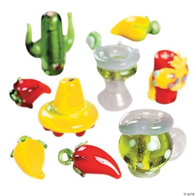 Fiesta Lampwork Beads