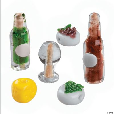 Wine Lover Lampwork Beads - 12mm - 28mm