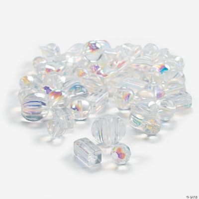 Clear AB Finish Bead Assortment - 8mm-12mm