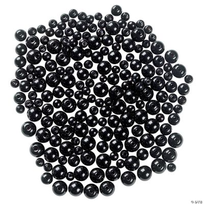 Black Bead Assortment - 6mm-10mm
