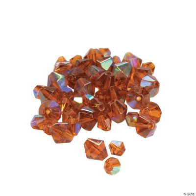 Topaz AB Cut Crystal Bicone Beads - 4mm-6mm