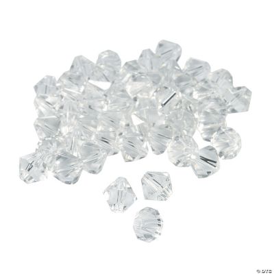 Clear Crystal Bicone Beads - 8mm