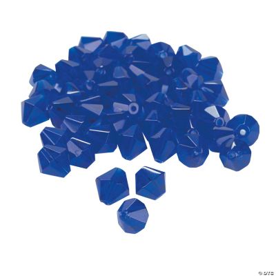 Sapphire Crystal Bicone Beads - 8mm