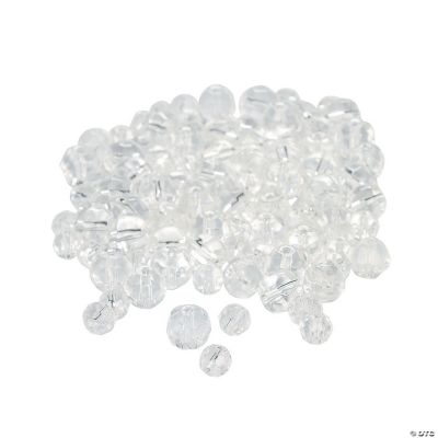 Clear Cut Crystal Round Beads - 4mm-6mm