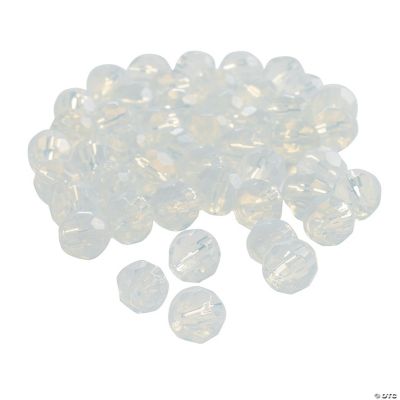 Moonstone Cut Crystal Round Beads - 8mm