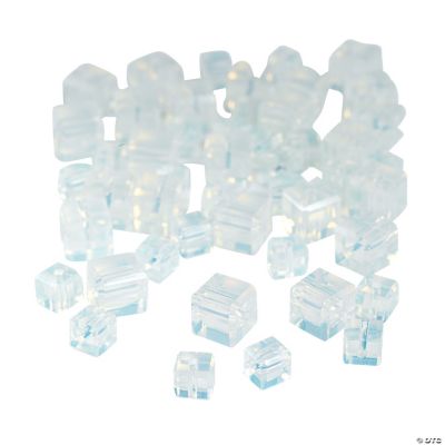 Moonstone Cube Cut Crystal Beads - 4mm-6mm