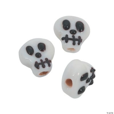 Skull Lampwork Beads - 15mm