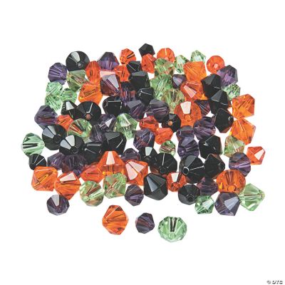 Halloween Crystal Bicone Bead Assortment - 6mm-8mm