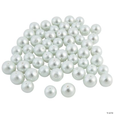 Large White Pearl Beads - 14mm-16mm