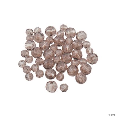 Smokey Quartz Round Crystal Beads - 4mm & 6mm