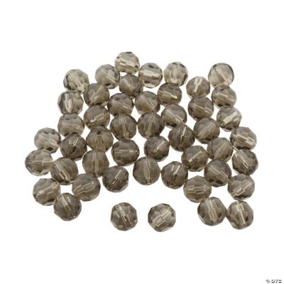 Smokey Quartz Round Crystal Beads - 8mm