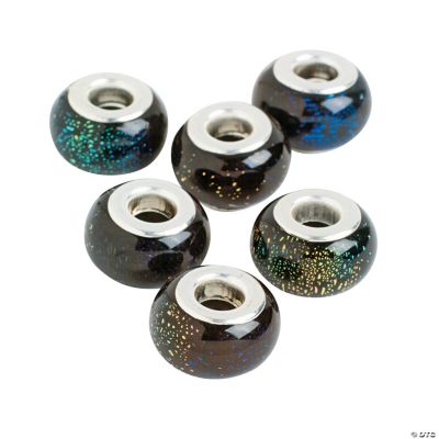 Dichroic Large Hole Beads - 15mm