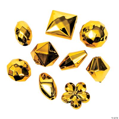 Goldtone Bead Assortment - 12mm - 15mm