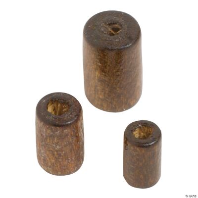 Barrel Wood Bead Assortment - 6mm - 10mm