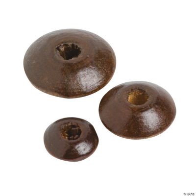 Disk Wood Bead Assortment - 8mm - 14mm