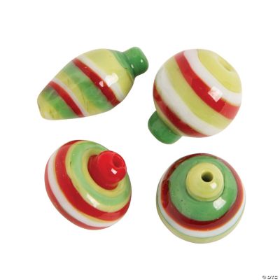 Ornament Balls Lampwork Beads - 11mm x 20mm