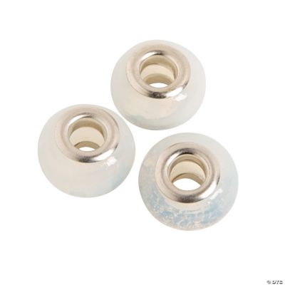 Moonstone Large Hole Beads - 14mm