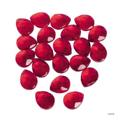 Garnet Briolette Faceted Beads - 15mm