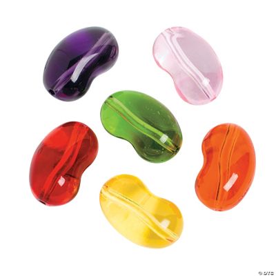 Jelly Bean Beads - 20mm