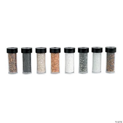 Black, White & Neutral Seed Beads - 1mm - 2mm