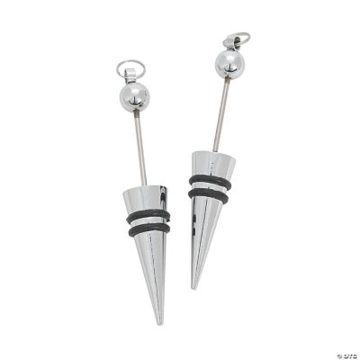 Beadable Wine Stoppers With Charm Loop Set